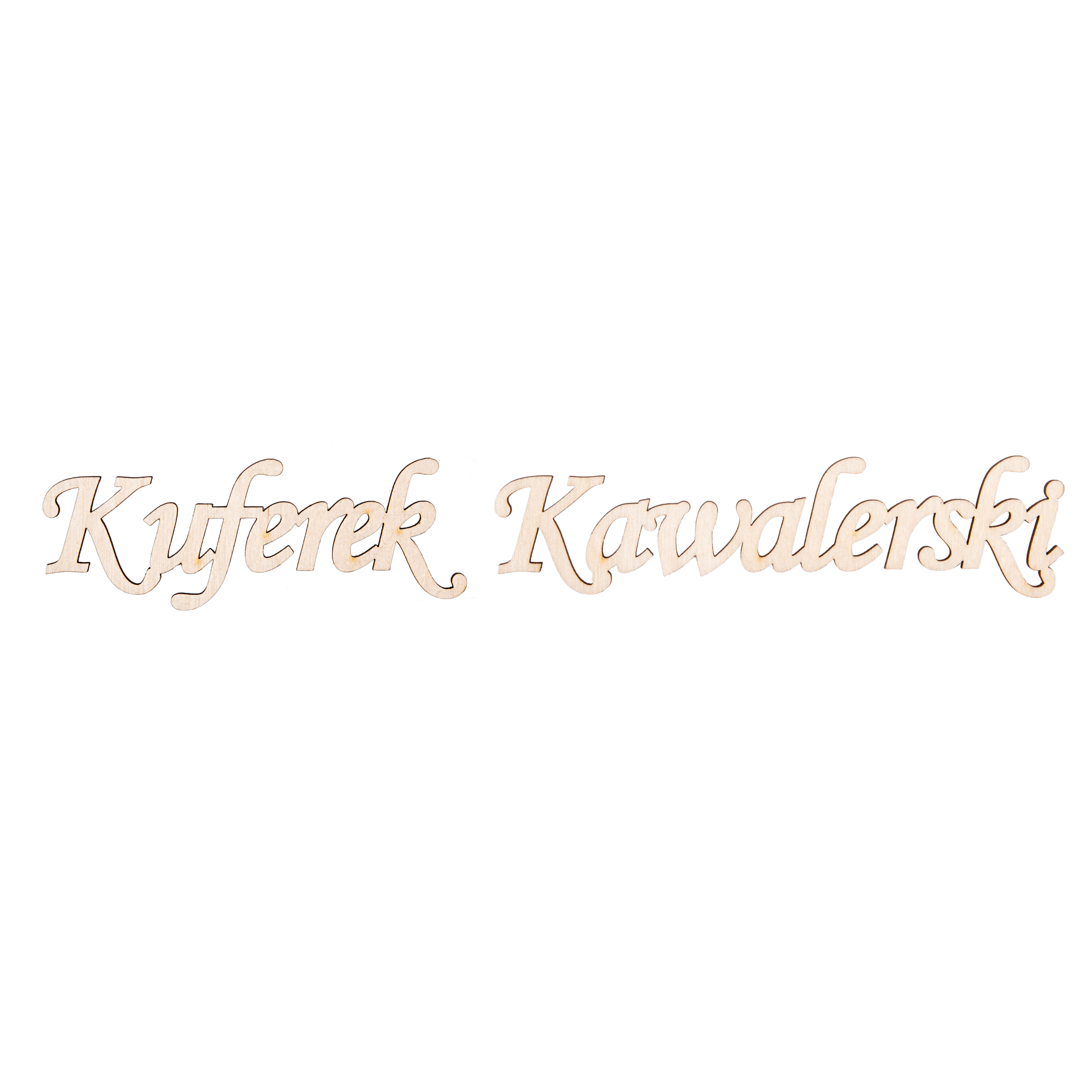 Napis Kuferek Kawalerski 23 cm WY0090